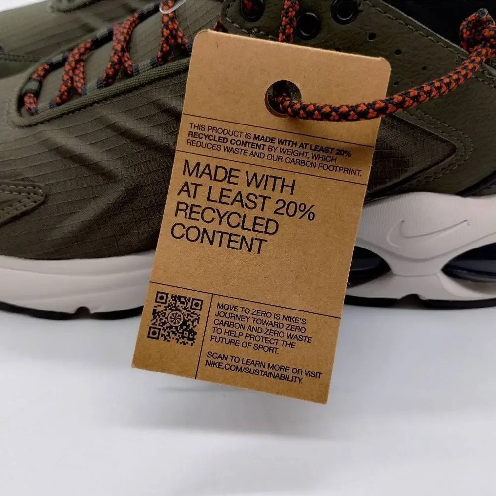 Nike Air Max TW Cargo‎ Khaki Running Shoes Mens Size 8 Olive Green Tan Sneakers
